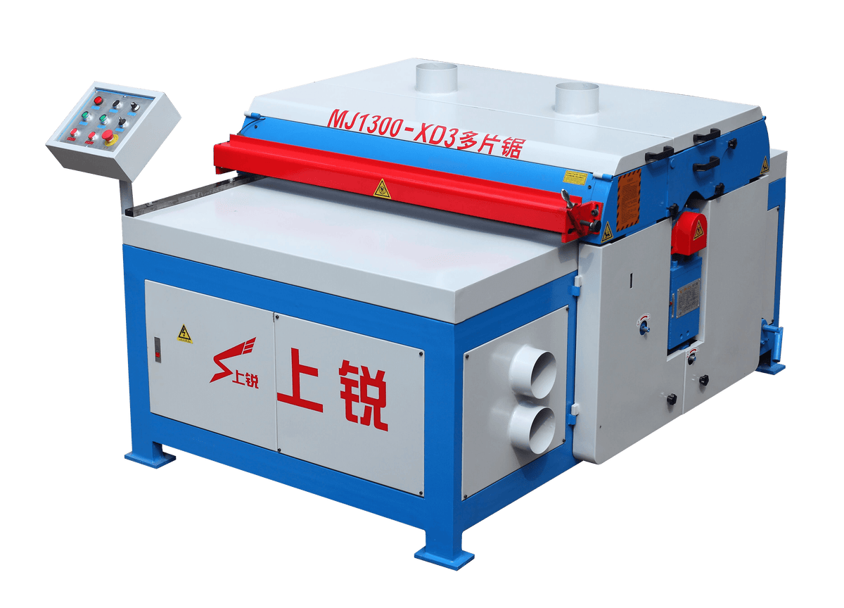Multiple blade saw.